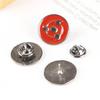 Anime Akatsuki Uchiha Sharingan Red Cloud Badge Cosplay Brooch Pin