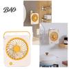 Hanging Fan for Office Portable Small Fan, Rechargeable Ultra-thin Silent Operation, with 3 Gear Desk Wind Speed Desktop Study Dormitory Outdoors Soft