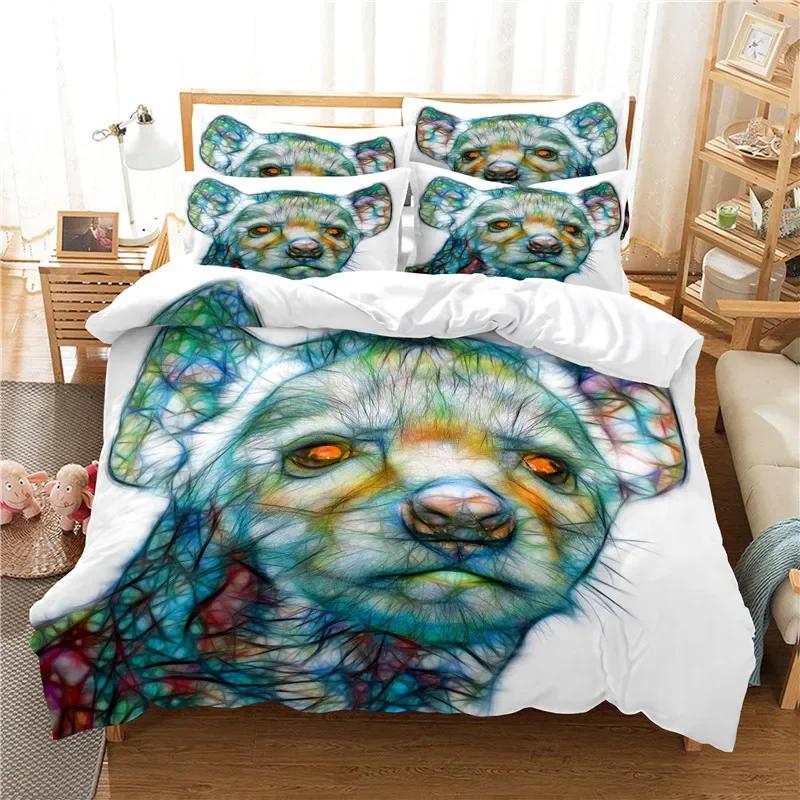 

Comforter Cartoon Bedding Set 2-3 Pcs Red Lollipop Dog S S Pet Cat Adults Kids Single Double Bedclothes Beddings Comforter (quilt)-EU Single(135*200cm)3pcs