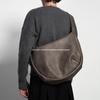 Vintage-Inspired Washed Leather Crossbody Tote - Large Capacity