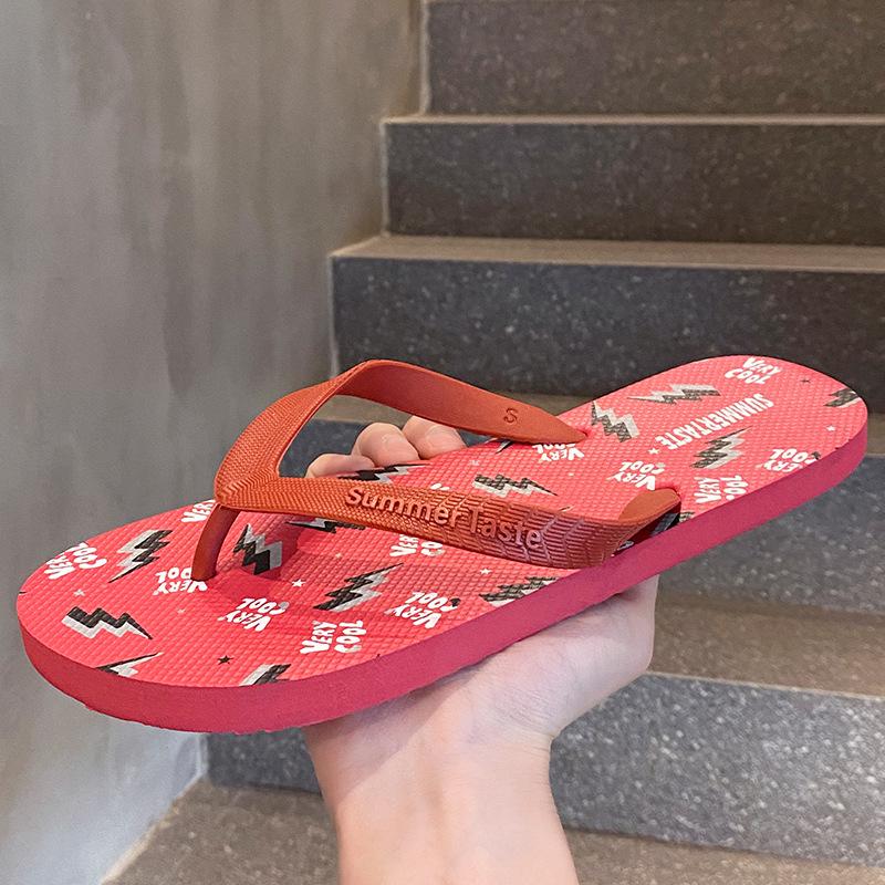Flip-flops men go out fashionable summer simple slippers men splint slippers outdoor wear outdoor music festival slippers men