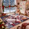 Christmas Anime Girl Style Living Room Carpet Fashion Cute Decoration Bedroom Bedside Plush Rug Cloakroom Non-slip Washable Mat