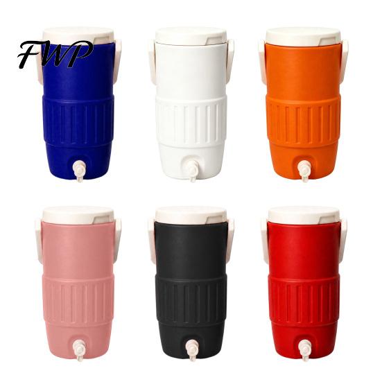 Portable Can Holder Insulated Drink Cup with Cool Riser Technology Large Capacity Cooler Spill-proof Bottle for Outdoor Camping Beach Job Site