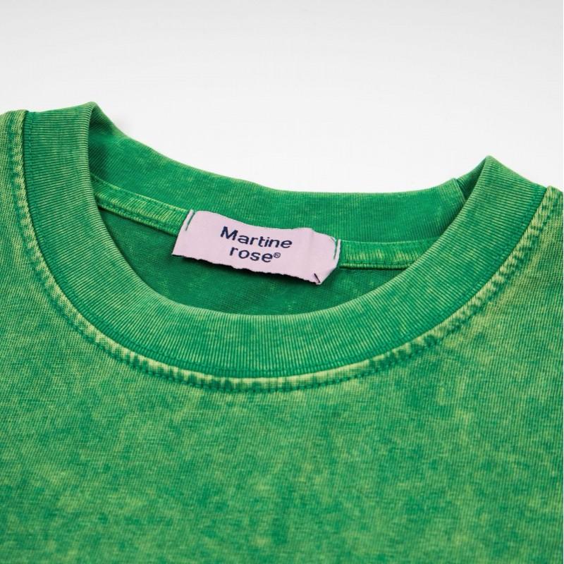 Mens Oversized Relaxed Fit Cotton T-Shirt With Washed Vintage Print Round Neck Short Sleeve Casual Tee