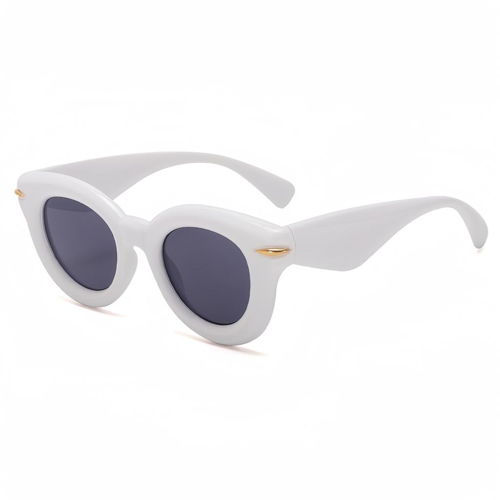 Vintage Exquisite Sweet Round Sunglasses Women Men Simple Fashion Luxury Sun Glasses Camping Travel Climbing Shade Glasses