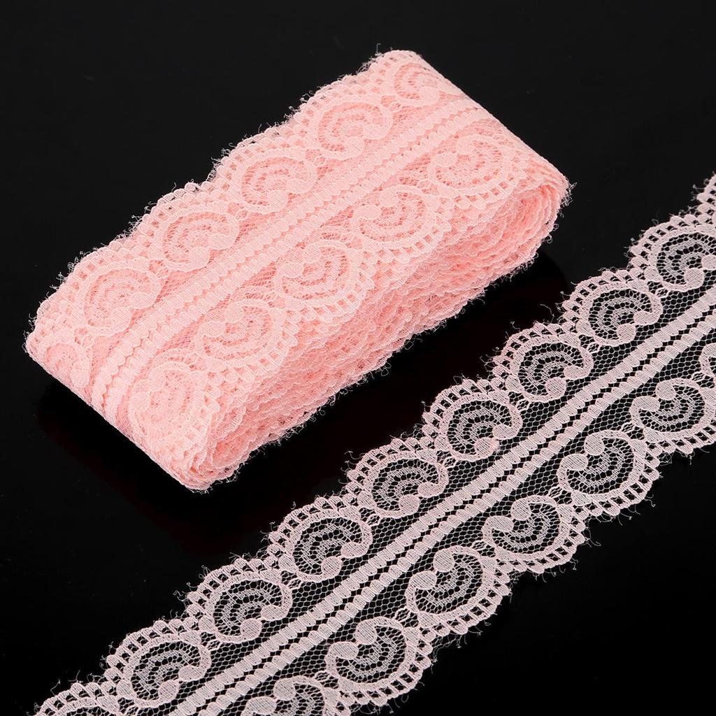 Koronka bez rozciągliwości - 5 jardów Dekoracyjny dodatek do odzieży DIY