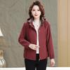 Women's Spring/Autumn 2026 Jacket for Middle-Aged and Elderly - Loose, Stylish Top