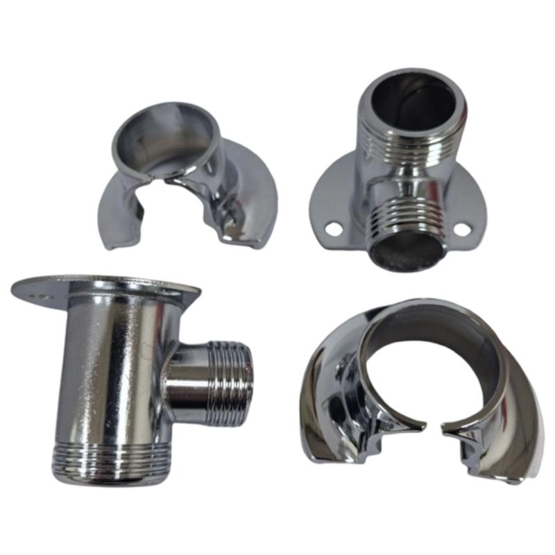 

Surfaces Mount Faucet Seat Pipe Fittings Copper Shower Head Adapter Joint For Bathroom Fixtures Easy to Installation