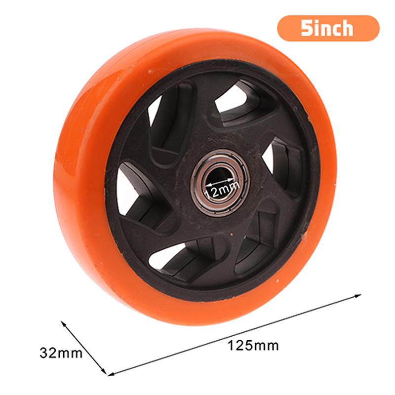 Pvc Caster Wheel Double Bearings High Load Capacity Wear Resistance Furniture Wheels Replacement