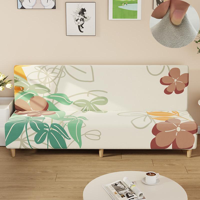 Чехол для дивана-кровати без подлокотников чехол для дивана без подлокотников эластичный складной чехол для футона пыленепроницаемый эластичный съемный чехол для дивана 120-150cm 6480₽