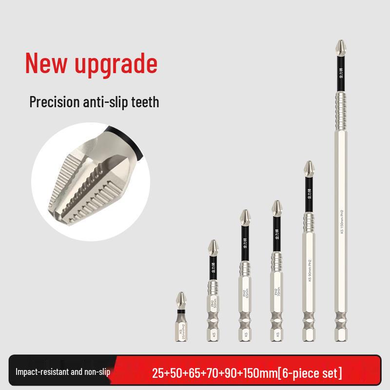 K5 High Torque Anti-Slip Magnetic Phillips Head Hand Drill Electric Screwdriver with Impact Resistance and Chrome Plated Super Hard Bit
