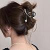 Metal Silver Simple Hair Clip Claw For Women Trendy Crab Catches Clamp Korea Headwear Accessories