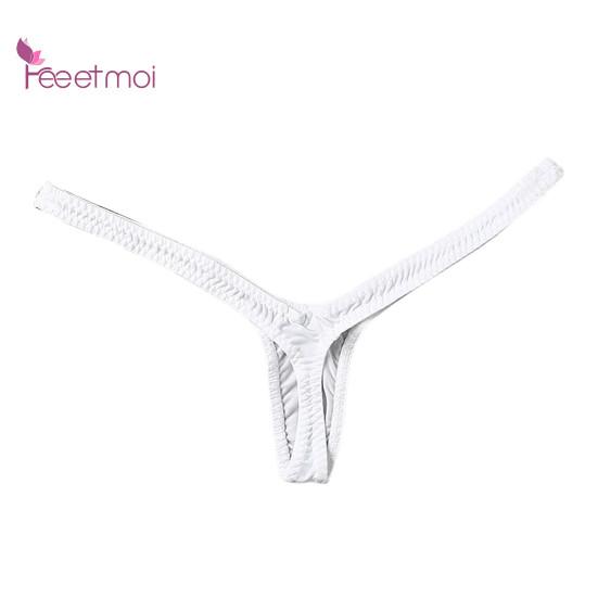 Lady G-string Pornographic Tiny Tempting Waist Hot Lightweight Sexy Elastic Low T-shape Lady Panties Female