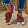 Trendige Dameneinzelschuhe in Übergröße, Herbstneuheit, flacher Boden, runde Spitze, Schleife, Pailletten, modische Einzelschuhe für Damen