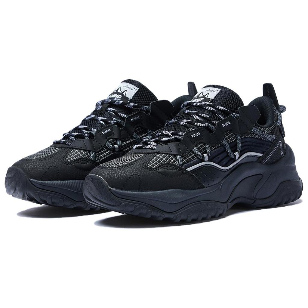 LiNing Aurora Wind V2 Durable Low-Top Lifestyle Shoes Women Sneaker Black AGCT056-3