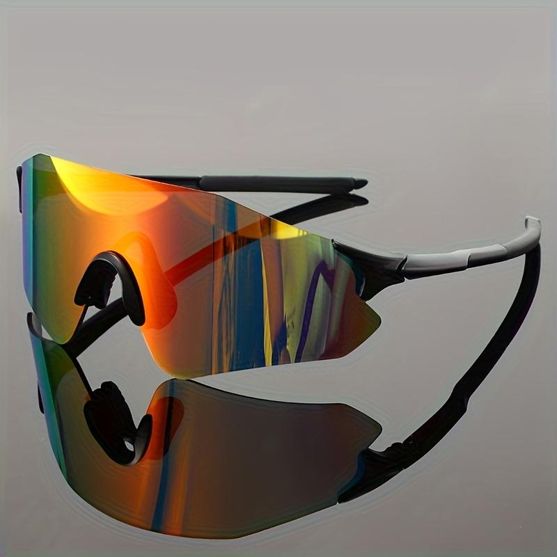 Men Rimless Oversized Sports Sunglasses Colorful Lightweight Running Glasses Women Mountaineering Outdoor Sports Cycling Eyeglasses