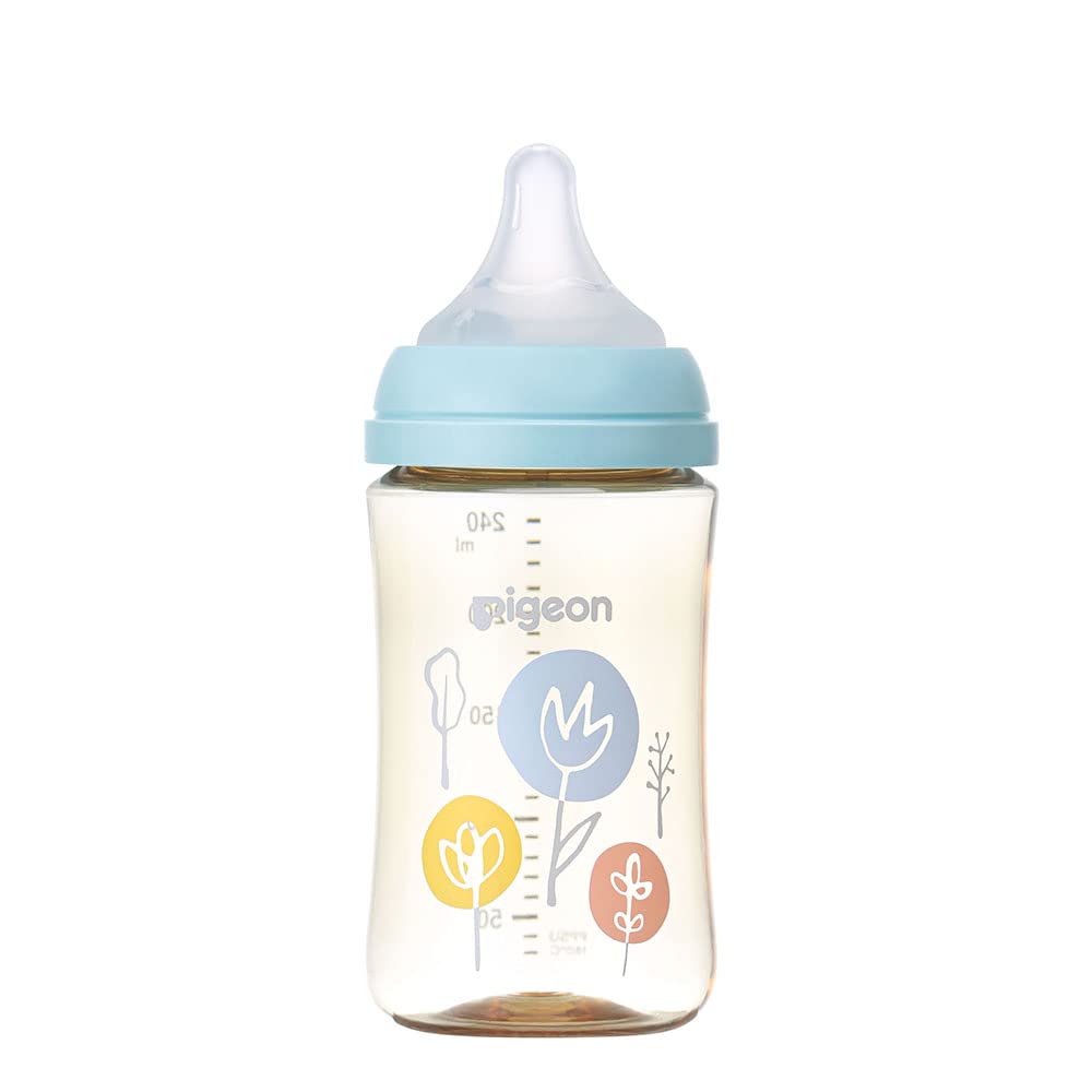 

PIGEON Pigeon Breastfeeding Bottle 240ml (3 months and up) High-quality plastic, Flower design, also used in medical institutions, lightweight and sha