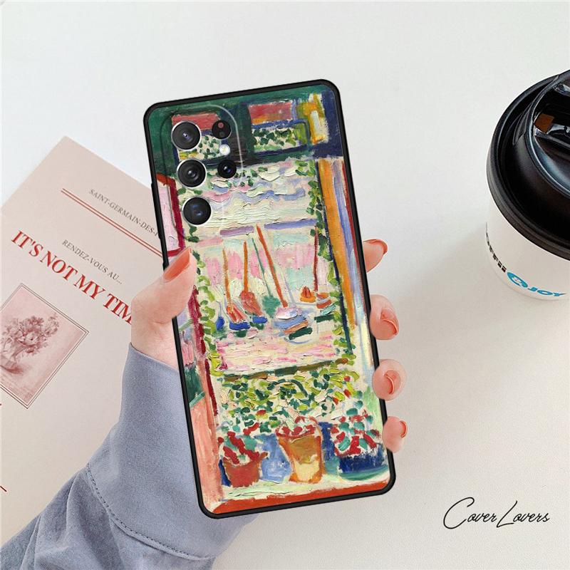 Henri Matisse Art Painting Phone Case For Samsung Galaxy S24 S25 S23 S22 Ultra Note 10 20 Plus S20 S21 FE Cover