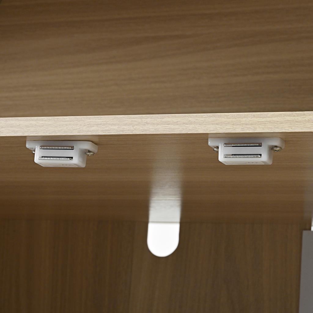 Credenza in intreccio di vimini stile ad arco, doppio cassetto, credenza vintage per soggiorno e camera da letto, armadio contenitore
