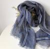 New Arrival Men Style Spring and Autumn Scarf 100% Linen Solider Color Long Scarves Shawl Fashion Men Scarf