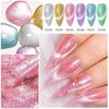 Mtssii 7ml Glitter Magnetic Gel Nail Polish Cat Magnetic Gel Colorful Laser Gel Semi Permanent Soak Off Sparkling Nail Art Gel Varnish