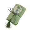 Elegant Chinese-Style Tassel Coral Fleece Towel Set - Soft, Absorbent, and Luxurious, Ideal for Weddings.
