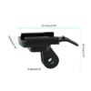 Reliable Bike Headlight Bracket for QD250 YQ200400; Bike for Outdoor Enthusiasts