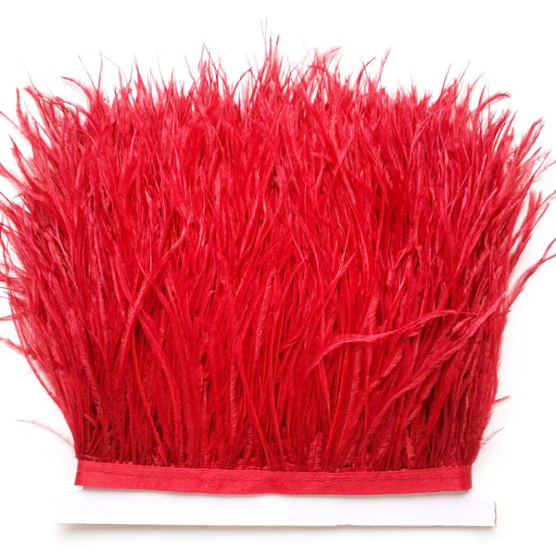 Ostrich Hair Cloth Edge 10-15Cm Clothing Accessories Diy Skirt Decoration Dress Neckline Cuffs Feathers