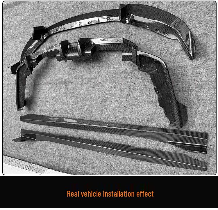 Carbon Fiber Body Kit for BMW M2 G87 (2023+): AD Style Front Lip, Rear Lip, Side Skirts.