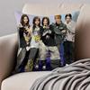 GirlGroup Kpop YYOUNG PPOSSE Cushion Cover Pillowcase Antidustmite Invisible Zipper Short Plush Sofa Cushion