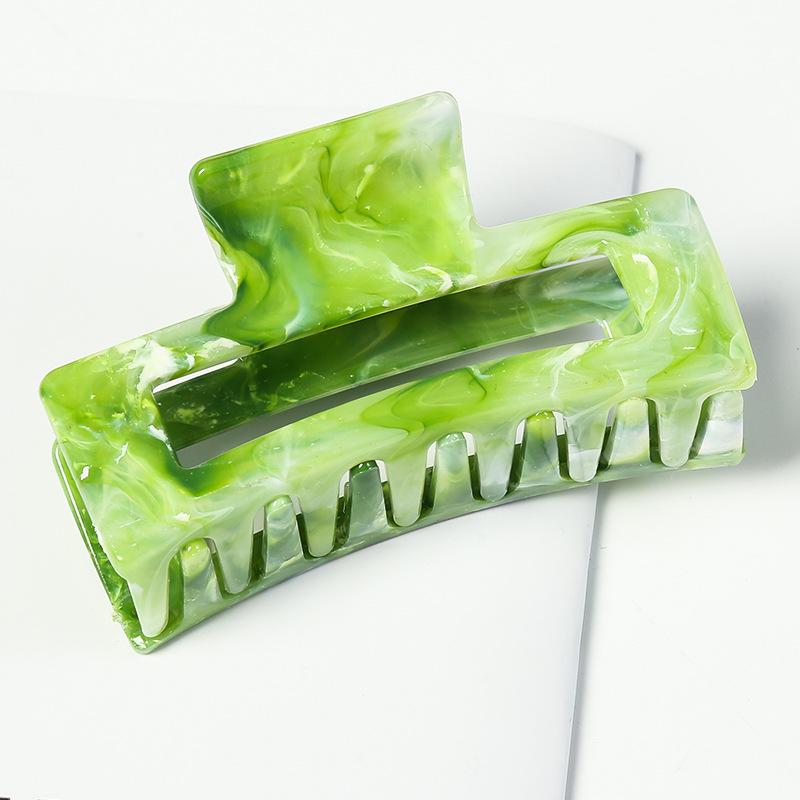 

Модные заколки для волос для женщин Пластиковый зажим-краб для волос Цветной мраморный квадратный зажим для волос Зажим-краб для девочек Аксессуары для волос Новый