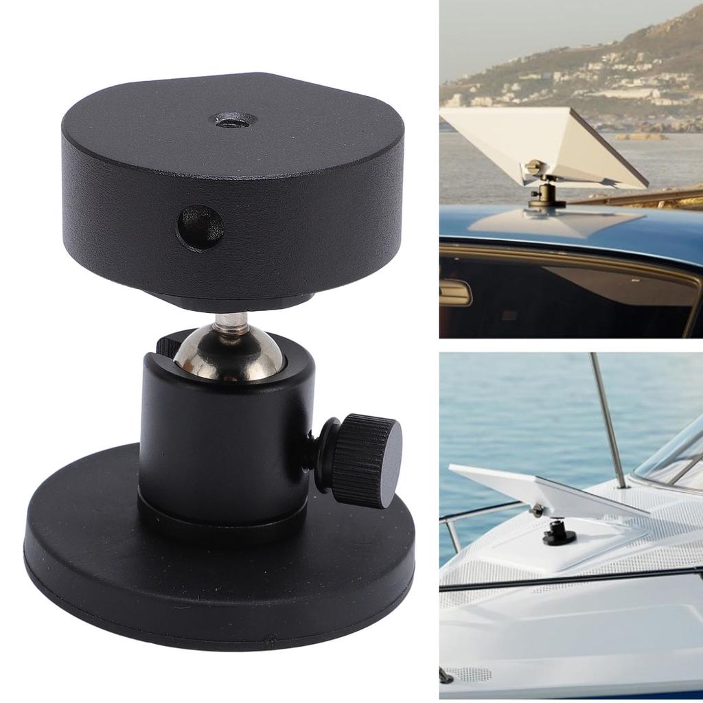 Car Roof Magnetic Mount Bracket Aluminum Alloy Angle     Mount for Cars Yachts