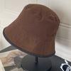 Japanese Style Reversible Bucket Hat Lightweight Breathable Polyester Unisex Adjustable For Outdoor Travel