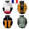 Hokage Ninjia Anime Hoodie Casual Long Sleeve Pullovers For Stylish Comfort Uk