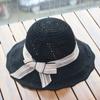 Beach Wide Brim Hat With Sun Shield And Bow Decoration For Women Outdoor Use