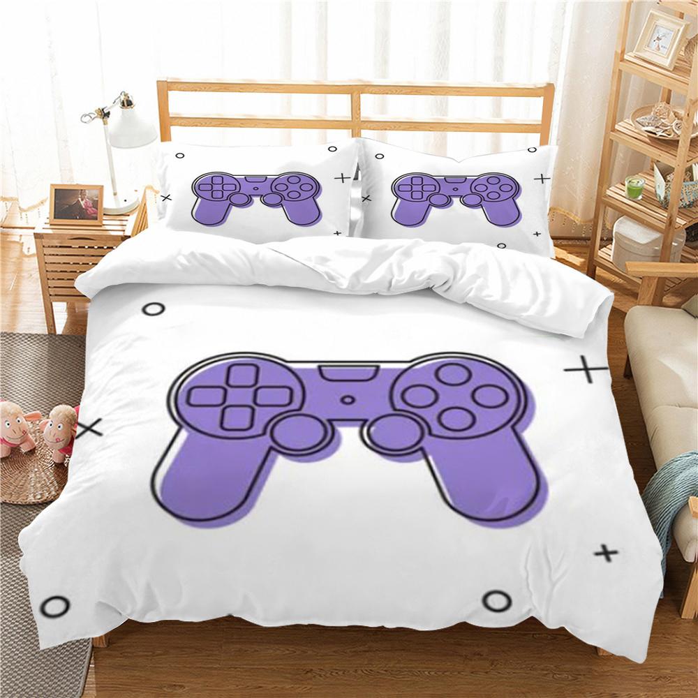 

Одеяло, пододеяльник, мягкий высококачественный 3D геймпад с принтом, пододеяльники, комплект постельного белья, наволочка из микрофибры Single 135x200cm
