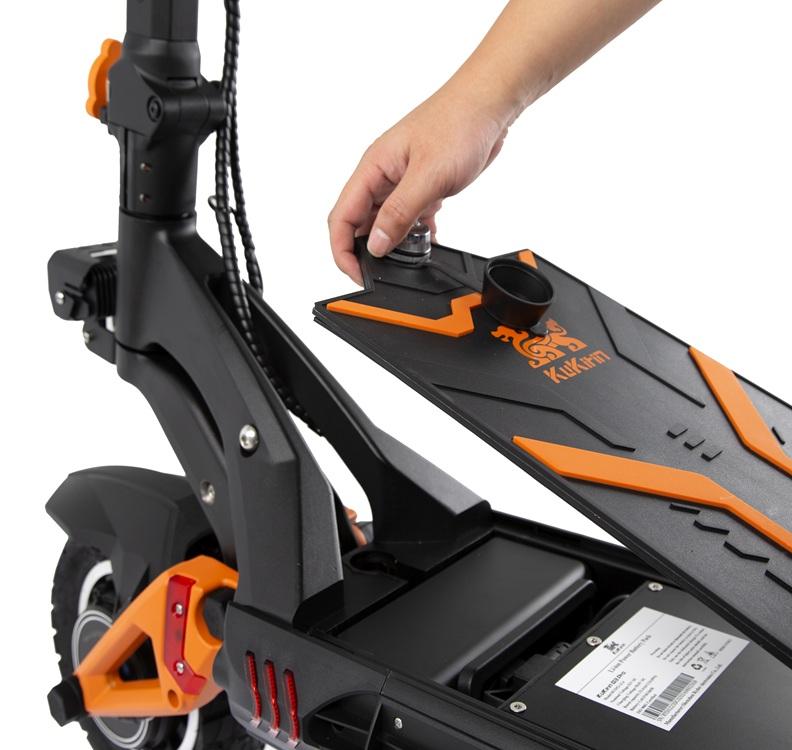 KuKirin Monopattino Elettrico G3 PRO 1200W a Doppio Motore, Autonomia 80km, 52V 23.4Ah, E-Scooter Fuoristrada con Freni Idraulici