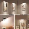 3 Bucăți Lumini LED Wireless pentru Tablouri, Lumină Magnetică Reîncărcabilă pentru Pictură cu Telecomandă, 3 Temperaturi de Culoare, Instalare Fără Șuruburi pentru Artă pe Perete și Postere