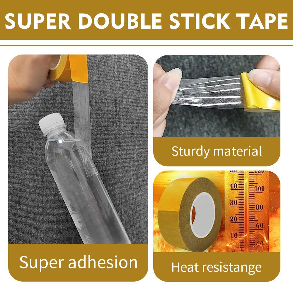 Yellow film high-temperature double-sided tape battery pack insulation wrapped with transparent tape Seal Packaging Fixed
