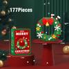 Regali di Natale Serie Micro Blocchi da Costruzione Babbo Natale Renna Puzzle Mattoncini da Assemblare Decorazione da Tavolo Giocattoli Bambini