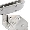 4Pcs 90 Degree Angles Brackets 3 Hole Metal Joint Fasteners Rustproof Metal Corner Brace for Cabinets Shelves Assembly
