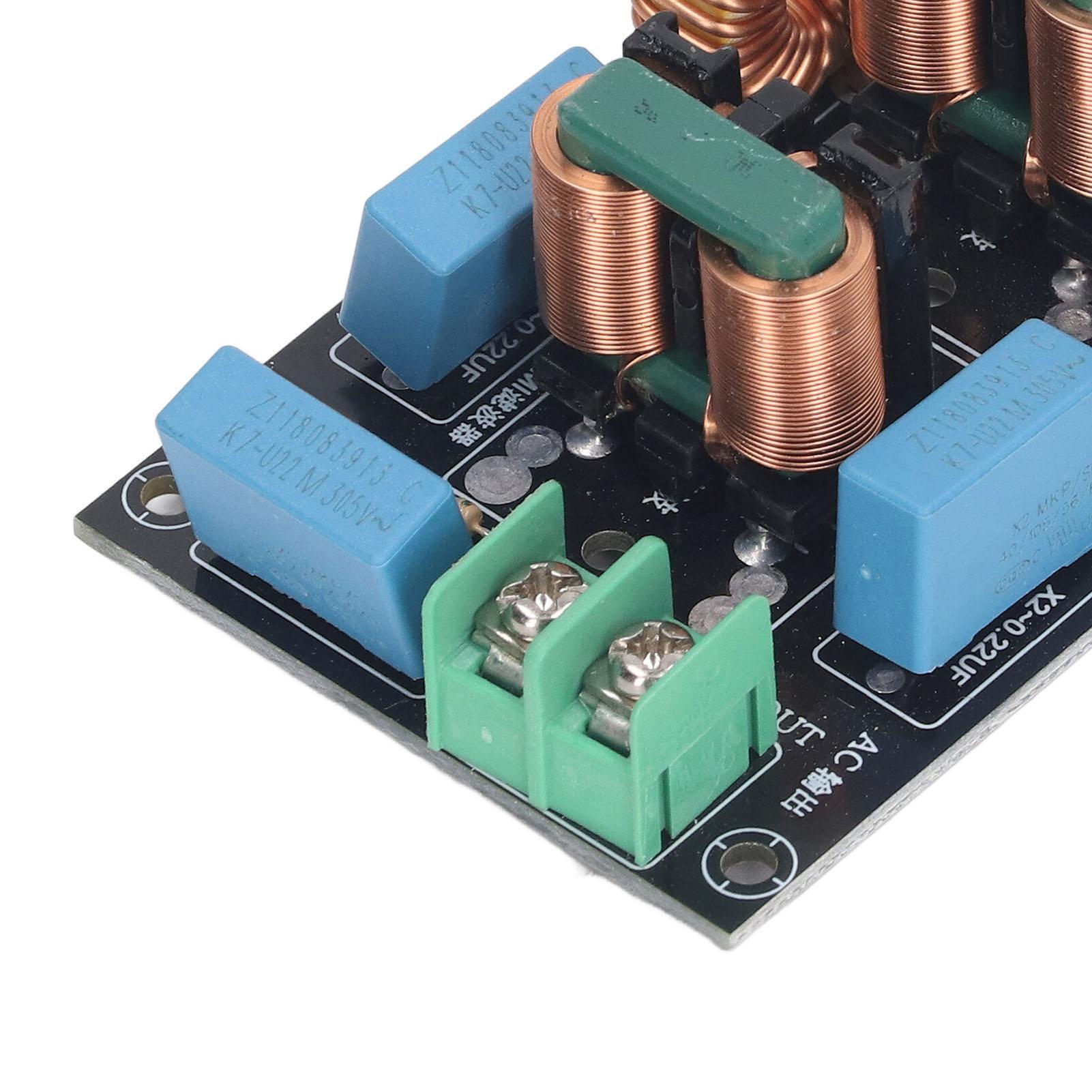 

10A 3-ступеневий EMI EMC Power Filter Однофазний FCC Anti Interference Module Блок живлення Filter AC 11
