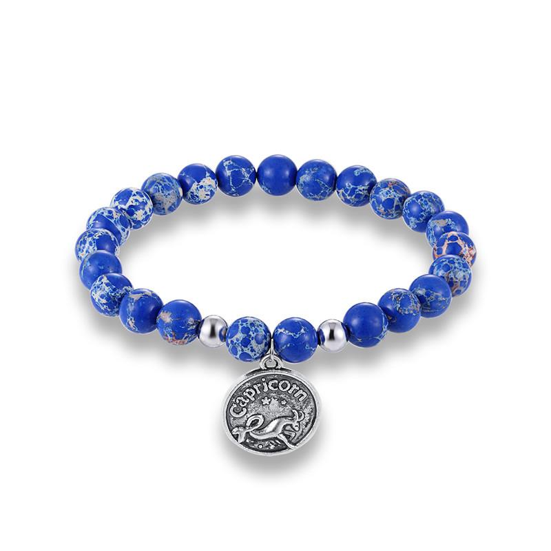 

Amasun, Lapis Lazuli 12 Constellation Couple Bracelet