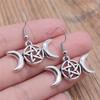 53 styles Inspired Jewellery Fashion Women Gifts Vintage Moon Sun Star Dangle Drop Earrings For Women Statement Wiccan Jewelry