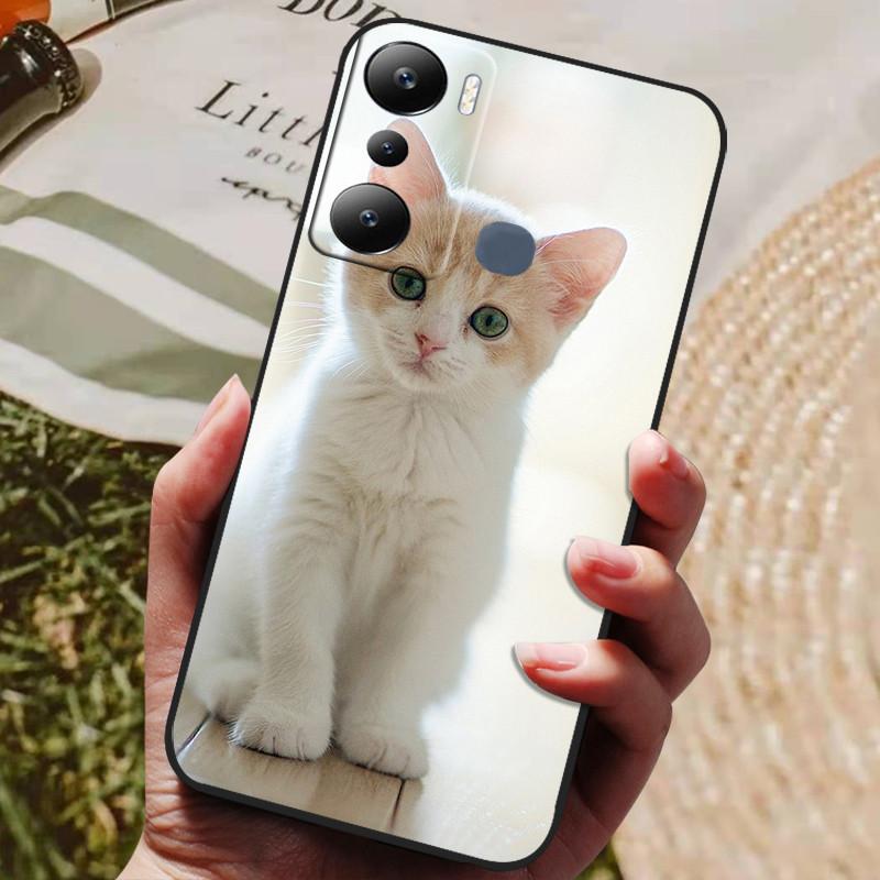 For Infinix Hot 20i Case Wolf Lions Painted TPU Silicone Soft Case for Infinix Hot 20i Phone Cover X665C X665E Shockproof Fundas