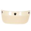 Universal Motorcycle 3 Snap Button Visor Flip Up Down Open Face Helmet Wind Shield