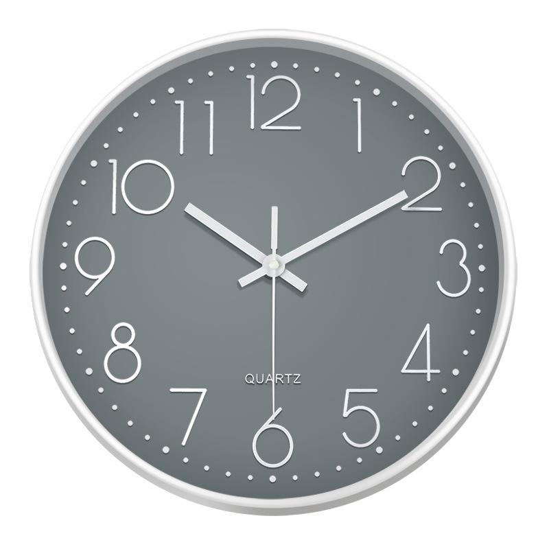 14-Inch Quartz Wall Clock for Classroom & Living Room – Easy Mount, No-Drill Design