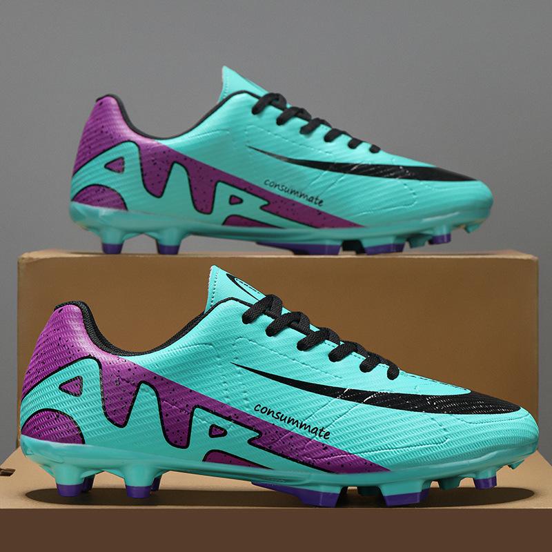 20252025 new low-top football shoes youth students grass men's and women's spike training sports shoes