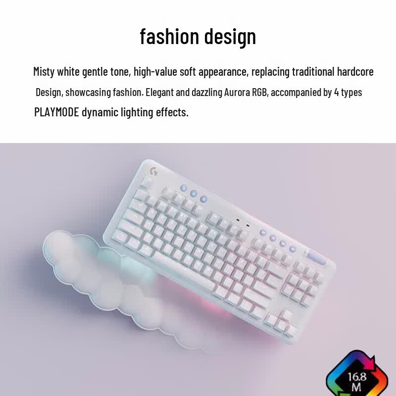 Logitech G715 Aurora 87-Key Triple Mode Wireless RGB Mechanical Keyboard