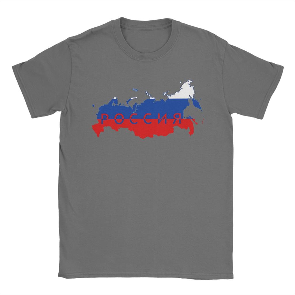 Russian Russia Map Flag Colors T Shirts Men 100 Cotton Crazy TShirts Round Collar Tee Shirt Short Sleeve Clothes 4XL 5XL